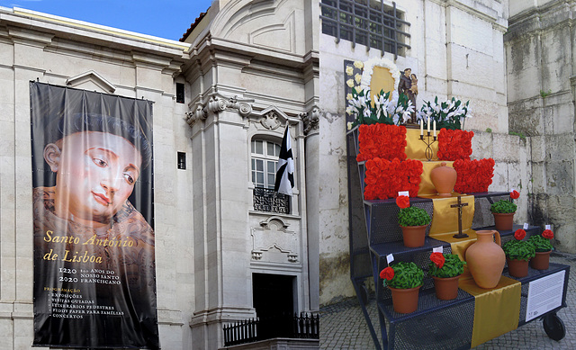 Santo António is the patron saint of the city of Lisbon