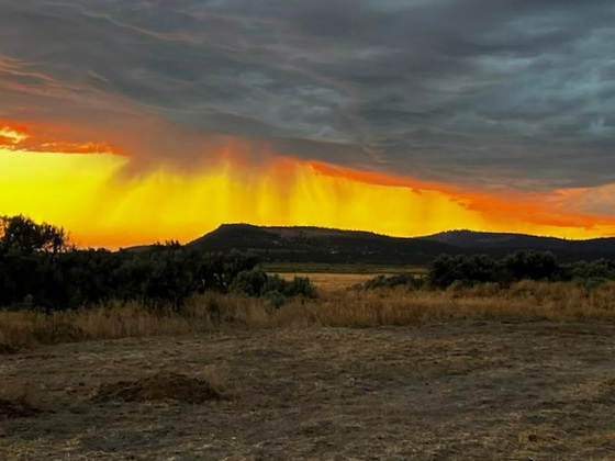 Rain coming in