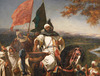 Detail of Moroccan Chieftain Receiving Tribute by Delacroix in the Metropolitan Museum of Art, January 2019