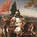 Detail of Moroccan Chieftain Receiving Tribute by Delacroix in the Metropolitan Museum of Art, January 2019