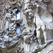 Barcellona : Le sculture all'ingresso principale della Sagrada Familia