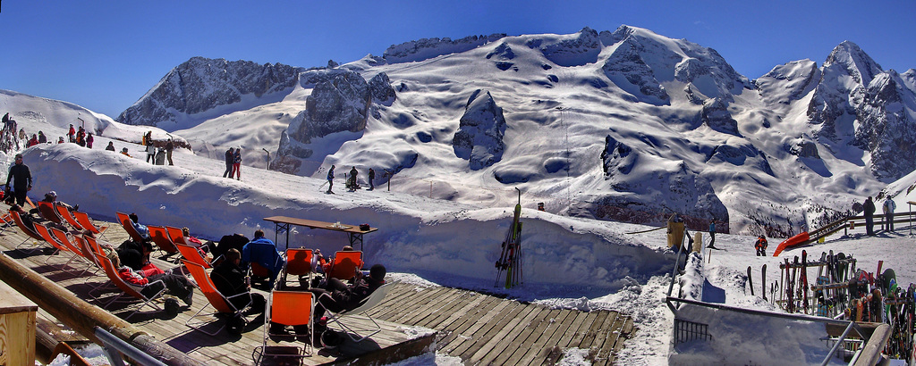 Panorama Marmolada Porta Vescovo