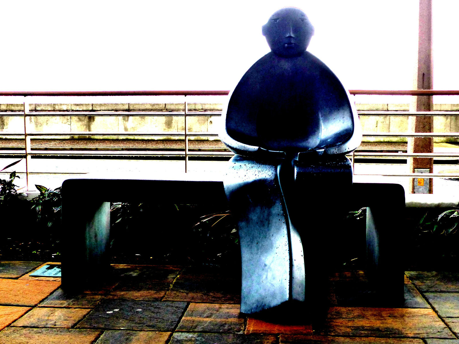 Man on Bench (Art Version) - 22 February 2016