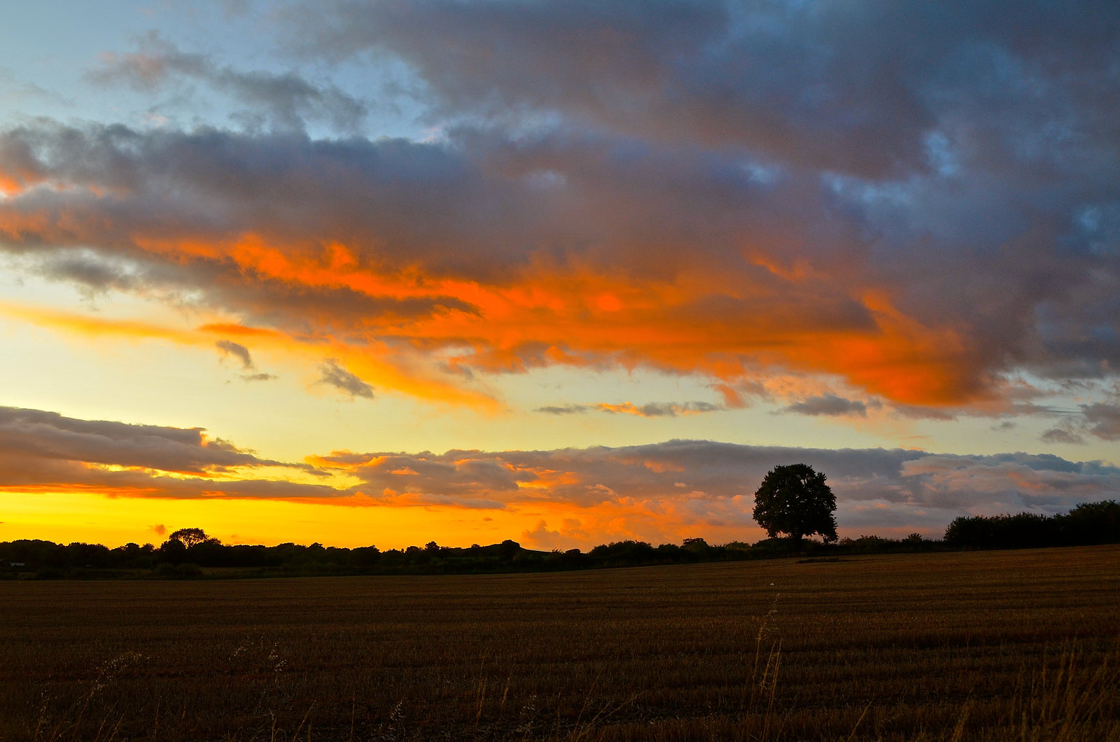 Gnosall sunset