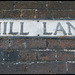 Mill Lane sign