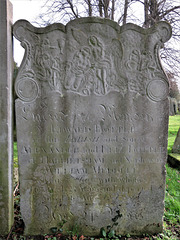lenham church,  kent,  (12) c18 gravestone, tomb of henry bottle +1788,