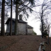 The path that comes to the little Church of Saint Grato (1063 m) at Rialmosso, Biella