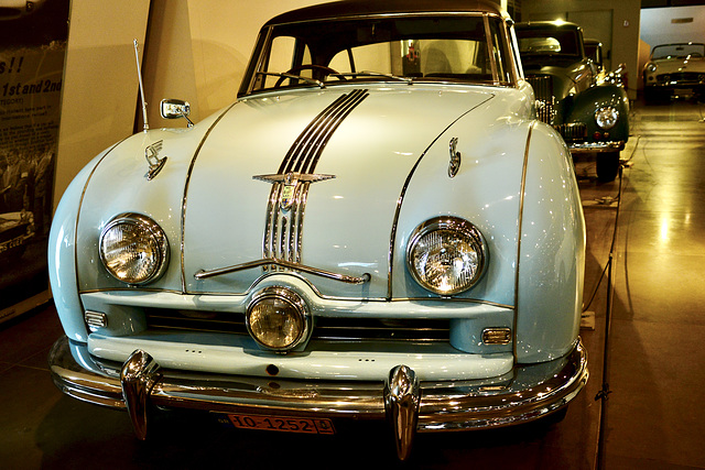 Athens 2020 – Hellenic Motor Museum – 1952 Austin A90 Atlantic Sports Sedan