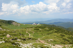 Bulgaria, The “Rila Lakes” Chalet from the Distance