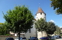 Alter Festungsturm in Délemont