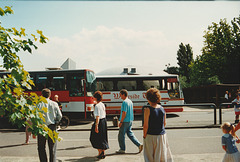 West Row Coach Services YTV 165Y in Mildenhall - 17 Jul 1992