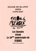 Concert Chorales à l'église de Blandy le 21/05/2000