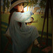 " La fille du peintre à son chevalet " , de Gustave Poetzsch