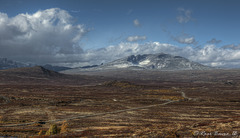 Mt. Snøhetta and Dovrefjell mountains.