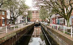 Westfleth-Kanal in Buxtehude