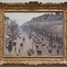 Boulevard Montmartre on a Winter Morning by Pissarro in the Metropolitan Museum of Art, May 2011