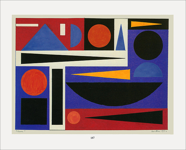 "Hiver," Auguste Herbin, 1954