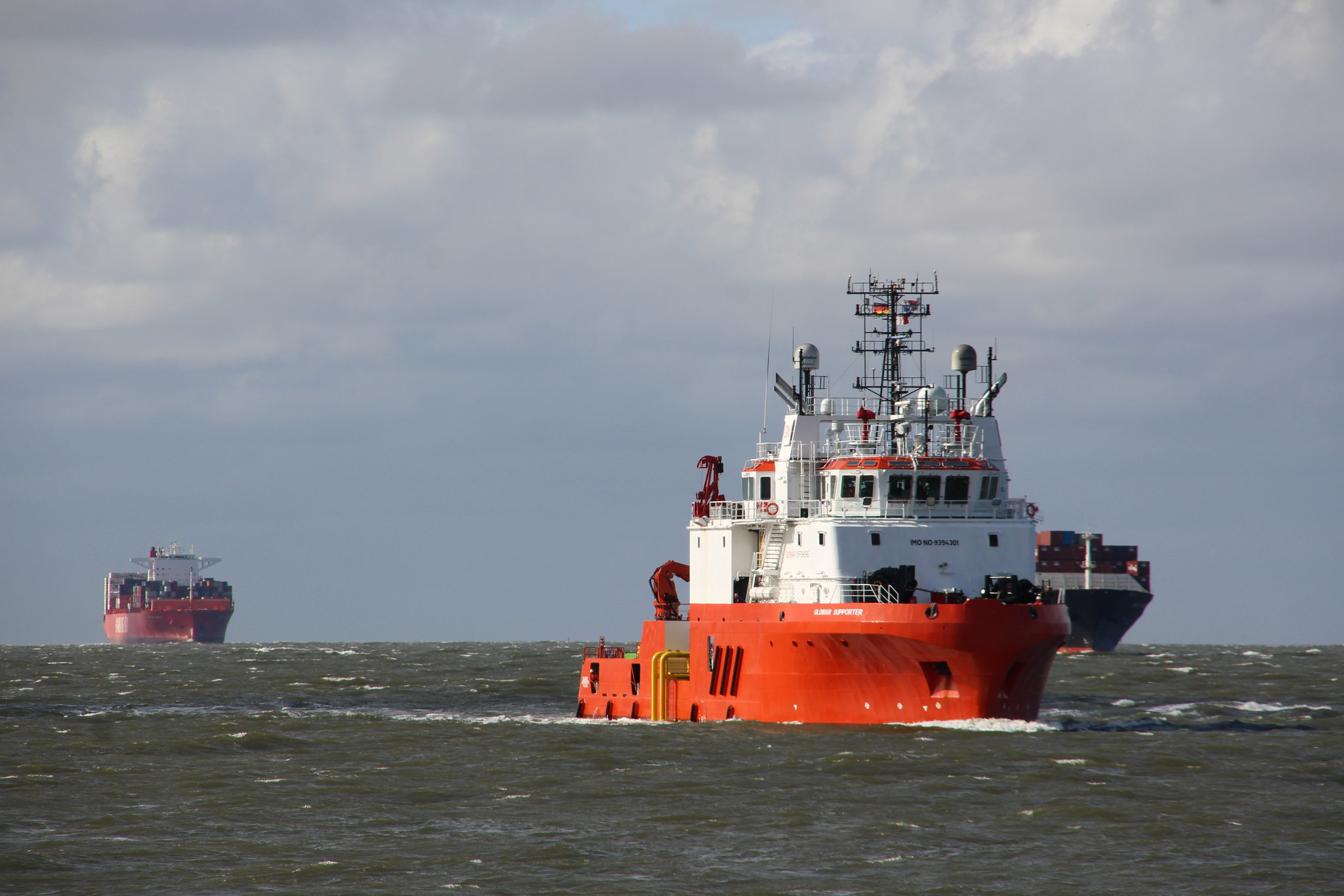 Vor Cuxhaven........