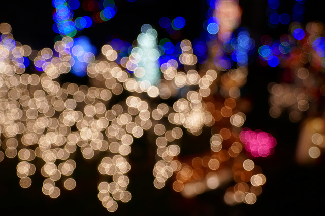 Christmas bokeh