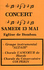 Concert à Bombon le 13 mai 2000