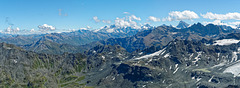 Pano depuis le Mont Fort 3300 m