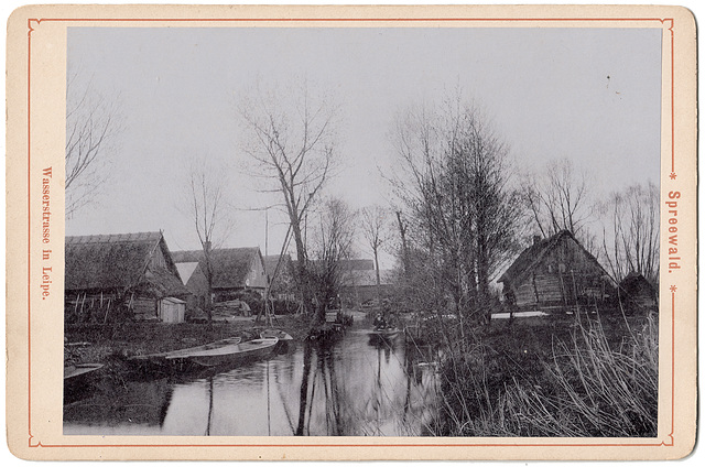 Wasserstraße in Leipe