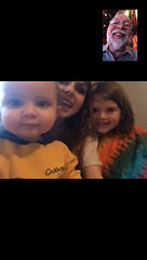Got to FaceTime with Kristin, Kolton, and Blue