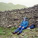 Place for lunch, Lingmoor Fell (Scan from 1993)