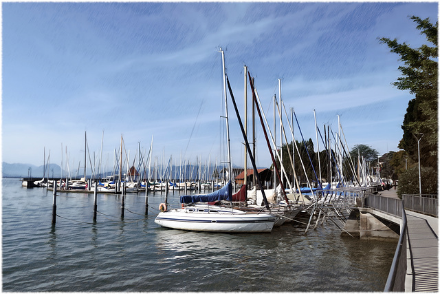 Boote in Lindau