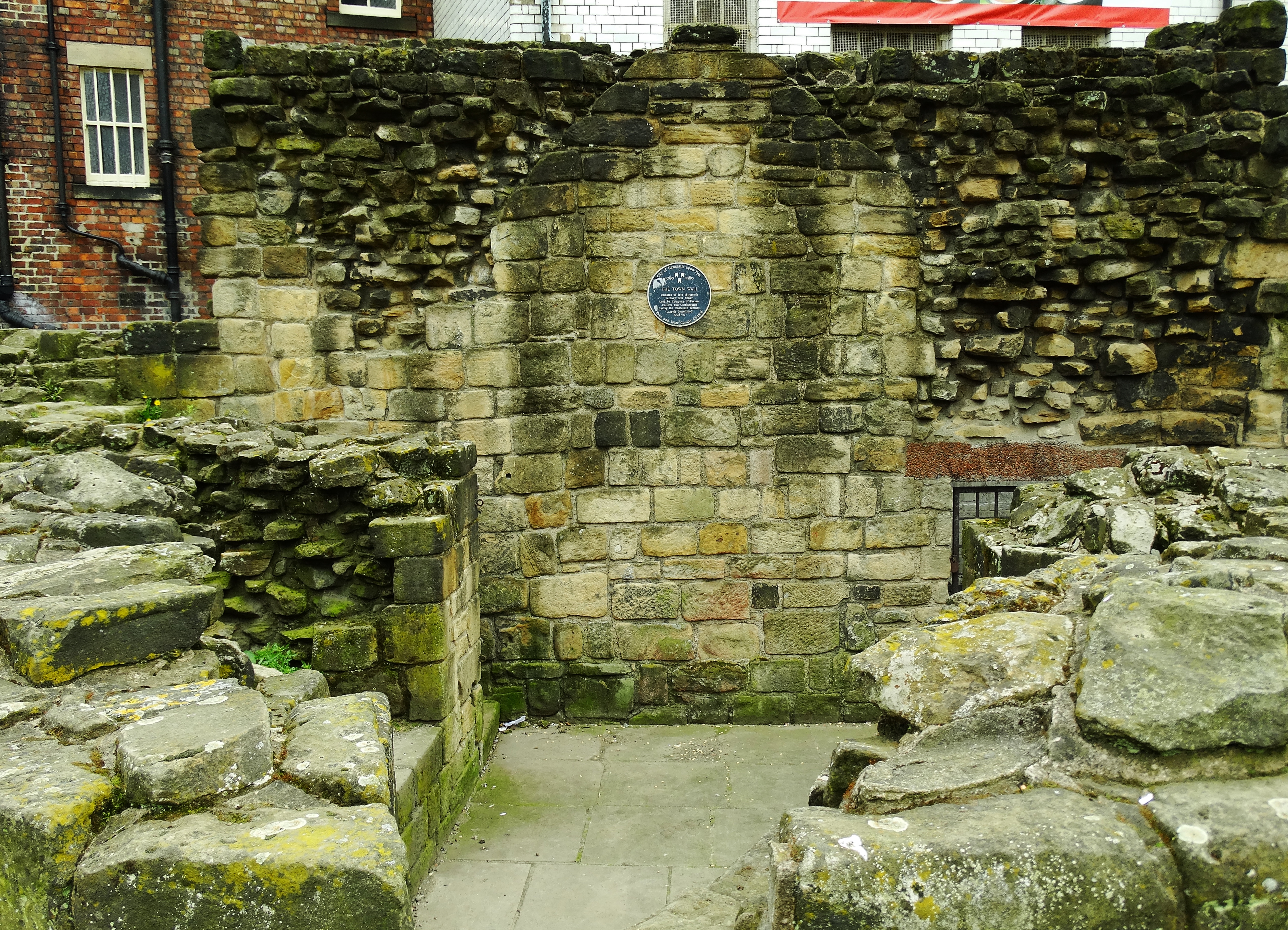 The Old City Wall, Newcastle. 13th Century