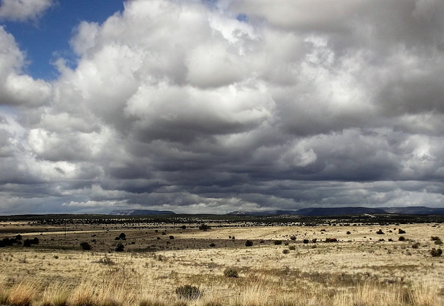 Désert et nuages