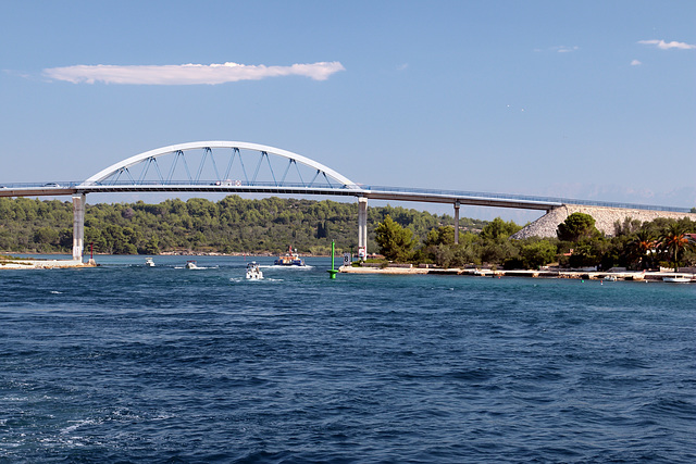 Schifffahrt Kornaten (10) - Die Brücke Ugljan-Pašman (1)