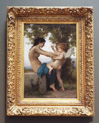 Young Girl Defending Herself Against Eros by Bouguereau in the Getty Center, June 2016