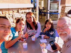 Dessert with friends in Albuquerque