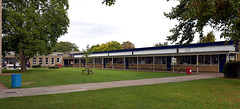 Impington Village College - Classroom wing from W