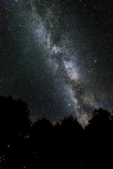 Milchstraße mit Satellit - 20150813