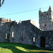 Hoddom Castle, Dumfriesshire, Scotland (main block demolished 1970s)