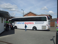 DSCF4423 National Express FJ11 GLK in Mildenhall - 6 Jul 2016