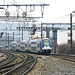 Lyon (69) 2 mars 2011. Arrivée d'un TER en gare de Lyon-Jean-Macé.