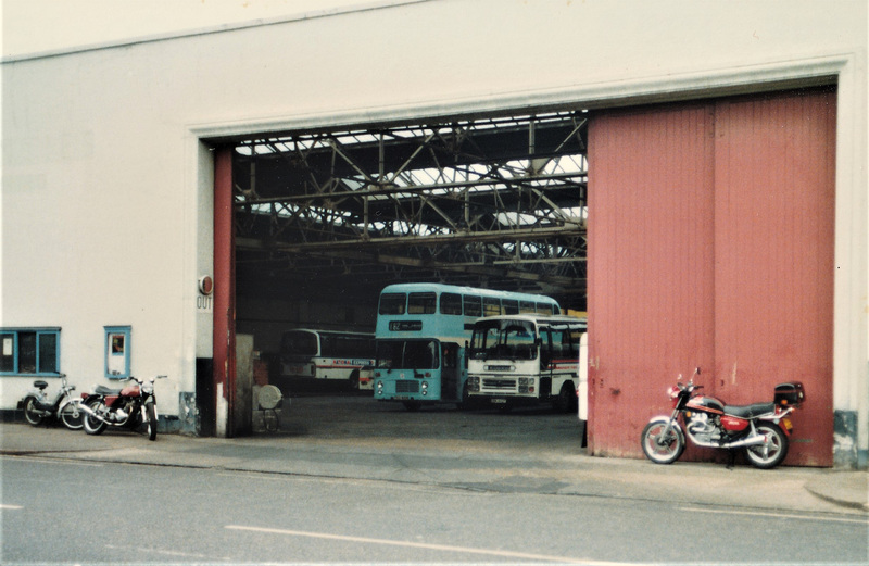 Cambus garage, Hills Rd, Cambridge - 10 Jun 1985 (20-12)