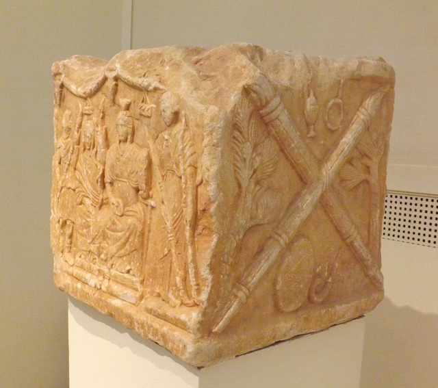 Altar Dedicated by Mousonios in the National Archaeological Museum in Athens, May 2014