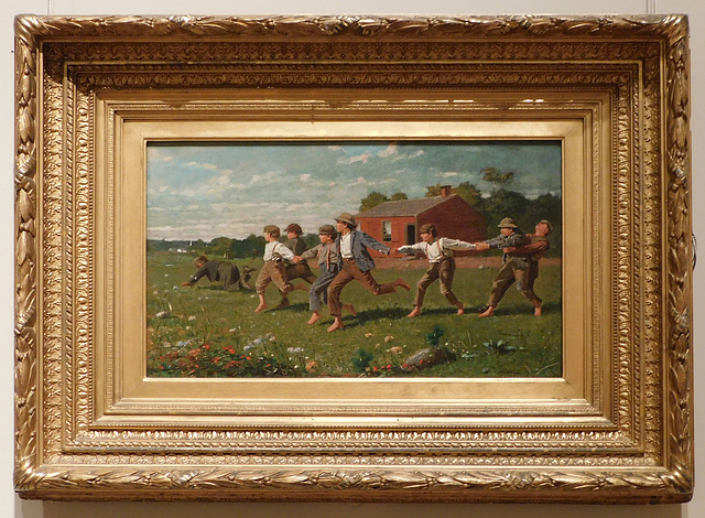 Snap the Whip by Winslow Homer in the Metropolitan Museum of Art, February 2020