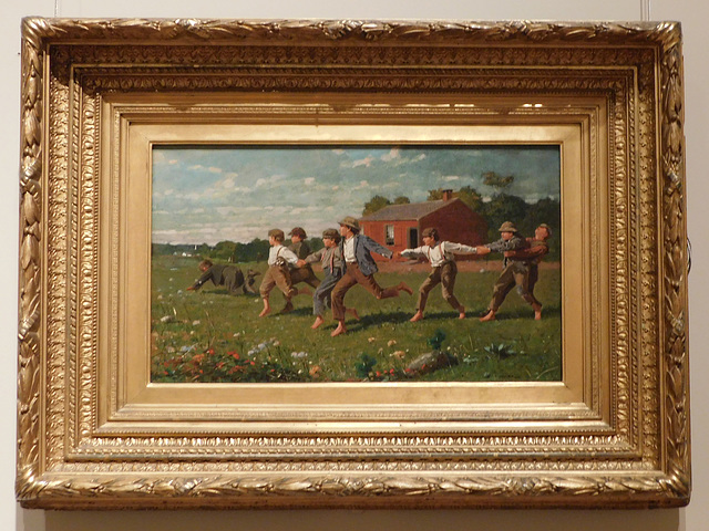 Snap the Whip by Winslow Homer in the Metropolitan Museum of Art, February 2020
