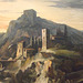 Detail of Evening: Landscape with an Aqueduct by Gericault in the Metropolitan Museum of Art, August 2010