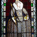 Queen Elizabeth I Stained Glass in Coe Hall at Planting Fields, May 2012