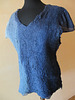 nuno felted top - silk habotai, merino wool