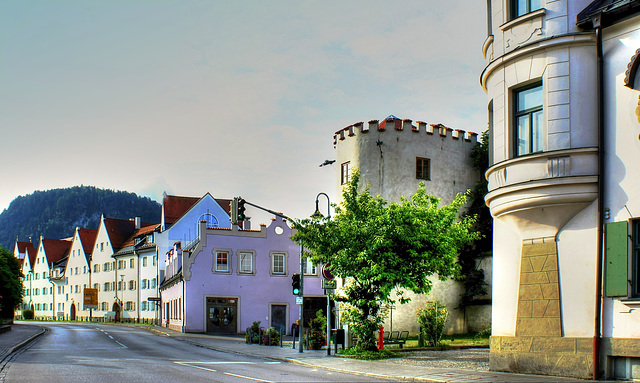 Füssener Strasse, stadtauswärts Richtung Schwangau. ©UdoSm