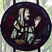 Medieval Stained Glass Roundel in Coe Hall at Planting Fields, May 2012