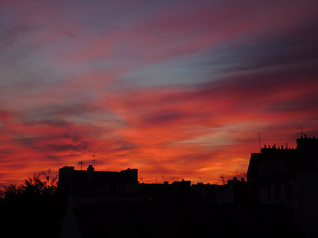 ce matin au lever du soleil