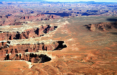 Gewaltige Urlandschaft Canyonlands National Park (Grand View Point Overlook)